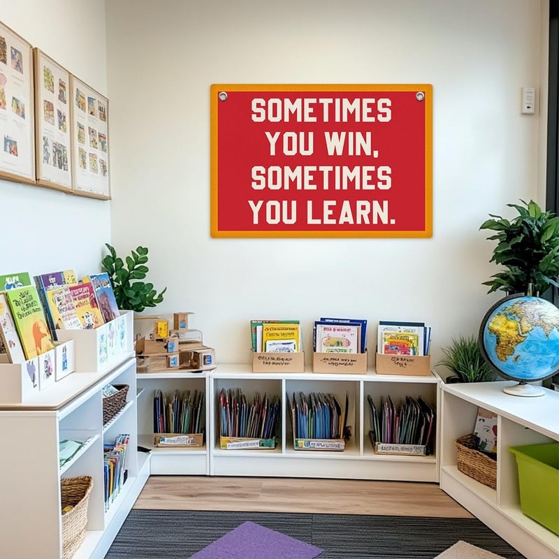 XFN Inspirational Banner, Motivational Wall Decor, Positive Affirmations Wall Hanging, Vintage Banner Flag, Wall Flag Home Living Room Classroom Office Decor, Banner for Room - Image 3